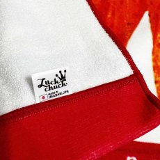 画像5: ［今治製］はらぺこあおむし｜名前入りバースタオル｜おくるみ｜ビッグフラワー｜レッド (5)