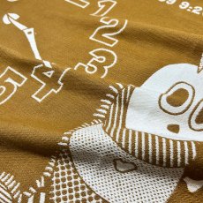画像2: ［今治製］はらぺこあおむし｜名前入りバースブランケット｜おくるみ｜うまれたじかん｜せいくらべ｜クロック & スケール｜キャラメルイエロー (2)