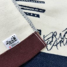 画像5: ［今治製］はらぺこあおむし｜名前入りバースブランケット｜おくるみ｜せいくらべ｜サンライズ｜インディゴブルー (5)