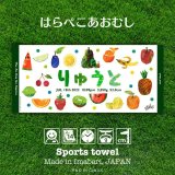 ネームタオル　seira はらぺこあおむし｜名入れバースタオル｜Sサイズ｜今治製｜サン