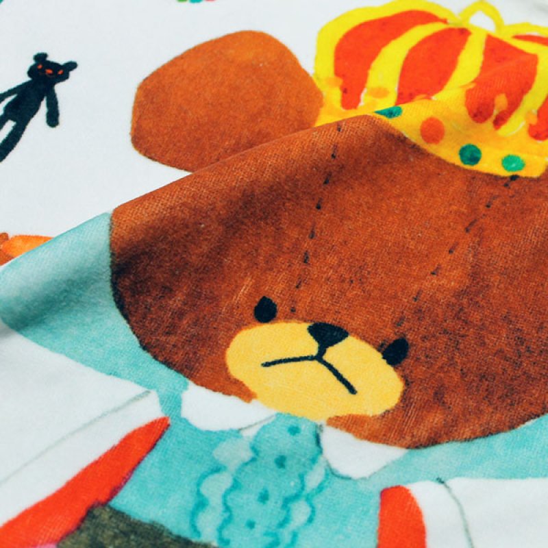 女の子向け 喜ばれる出産祝い くまのがっこう|名入れバースタオル|L 女の子向け 喜ばれる出産祝い くまのがっこう|名入れバースタオル|L