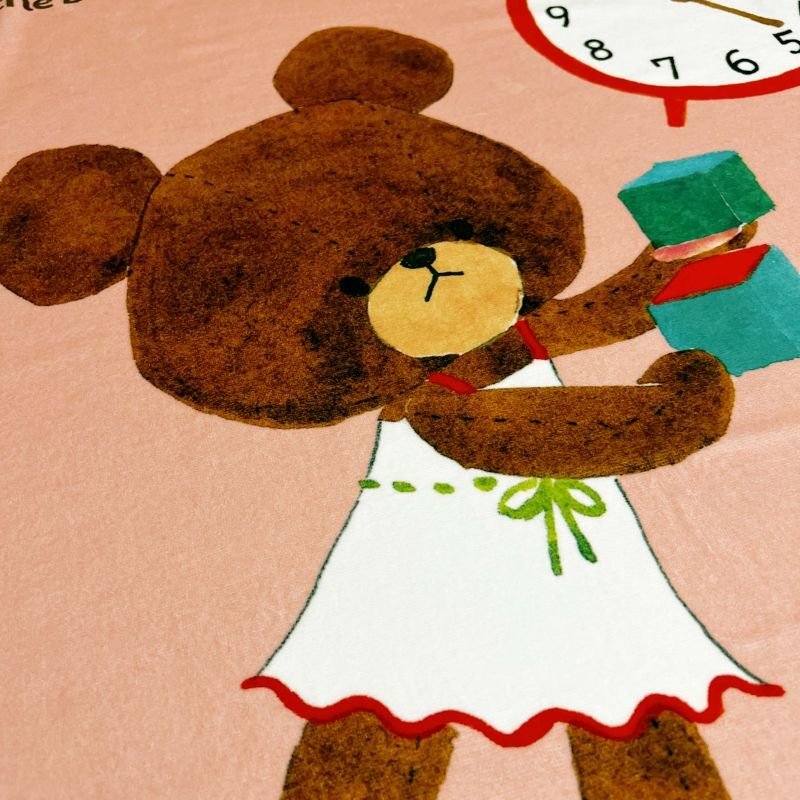 くまのがっこう｜名入れバースタオル｜Mサイズ｜今治製｜うまれたじ