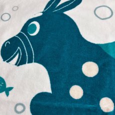 画像2: ロディ｜名入れバースタオル｜Mサイズ｜今治製｜うまれたじかん｜せいくらべ｜ララロディ｜オーシャン（ブルー） (2)