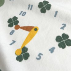 画像4: ロディ｜名入れバースタオル｜Mサイズ｜今治製｜うまれたじかん｜せいくらべ｜ララロディ｜クローバー（グリーン） (4)