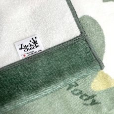画像5: ロディ｜名入れバースタオル｜Mサイズ｜今治製｜うまれたじかん｜せいくらべ｜ララロディ｜クローバー（グリーン） (5)