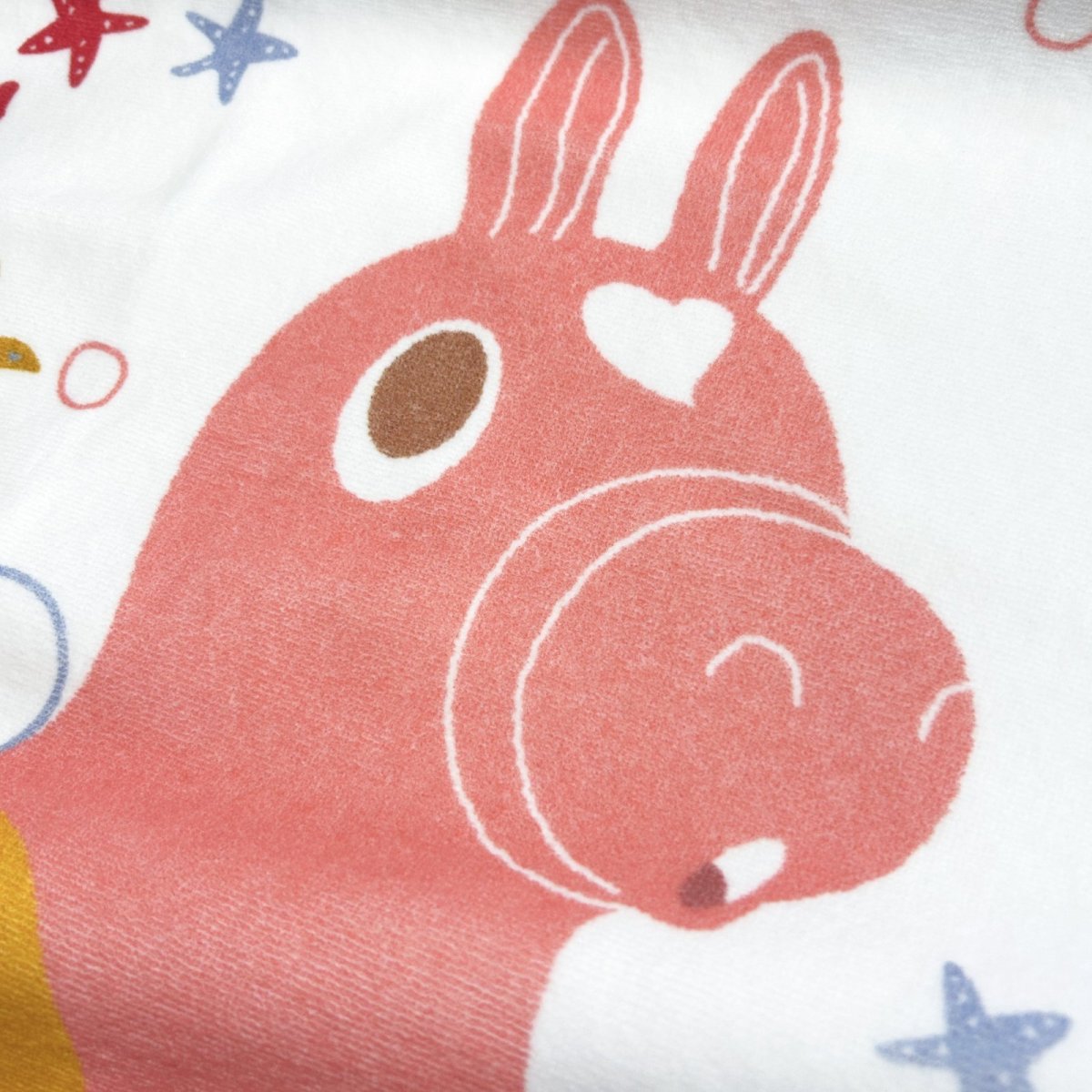 画像2: ロディ｜名入れバースタオル｜Mサイズ｜今治製｜うまれたじかん｜せいくらべ｜ララロディ｜コーラル（ピンク） (2)