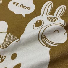 画像2: ［今治製］ロディ｜名前入りバースブランケット｜おくるみ｜スケール｜キャラメルイエロー (2)