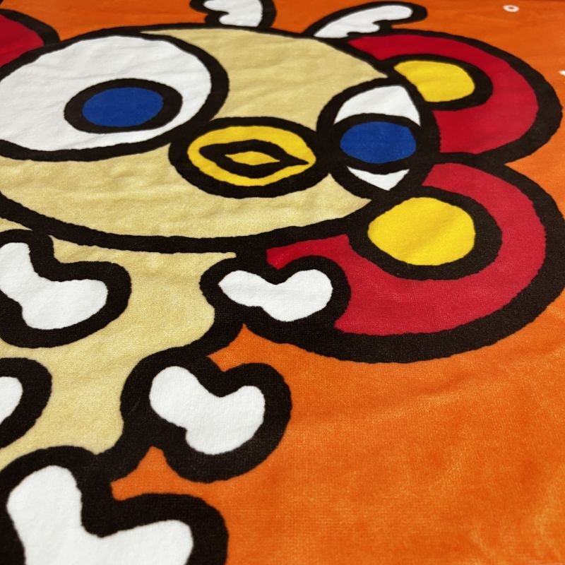 ちびゴジラ｜名入れバースタオル｜Lサイズ｜今治製｜せいくらべ