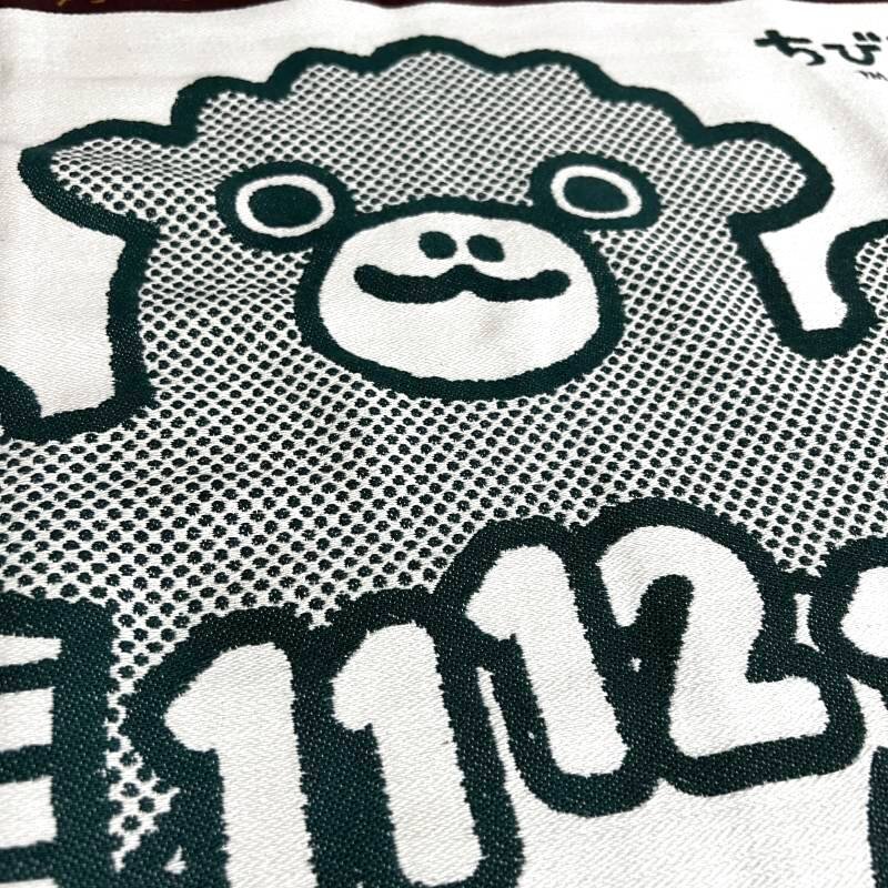 今治製］ちびゴジラ｜名前入りバースブランケット｜おくるみ｜クロック