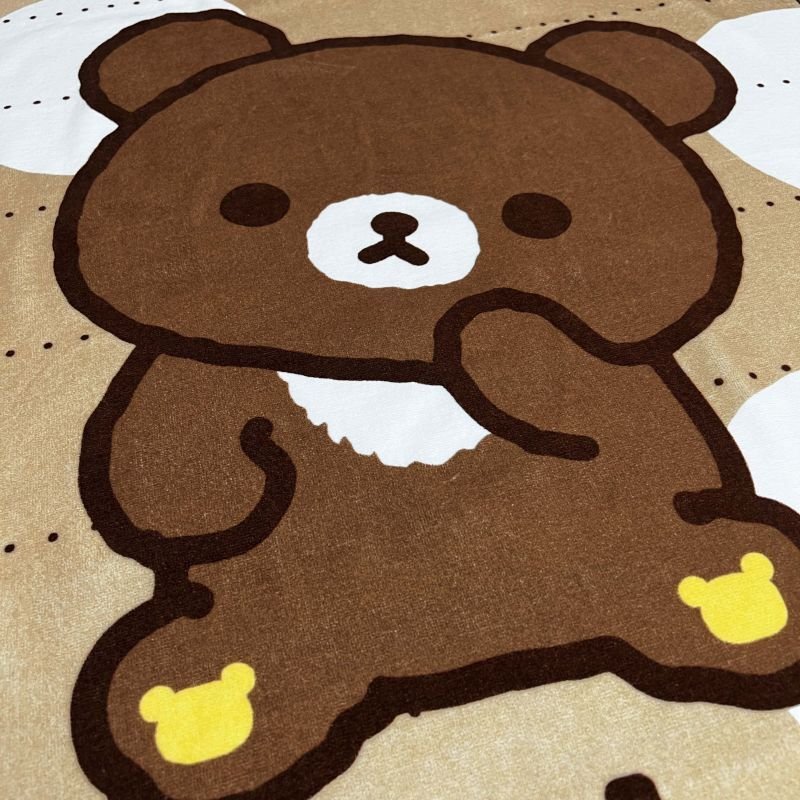 リラックマ｜名入れバースタオル｜Mサイズ｜今治製｜せいくらべ