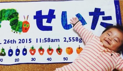 画像3: はらぺこあおむし｜名前入り今治製スポーツタオル｜FRUIT：フルーツ｜ブルー