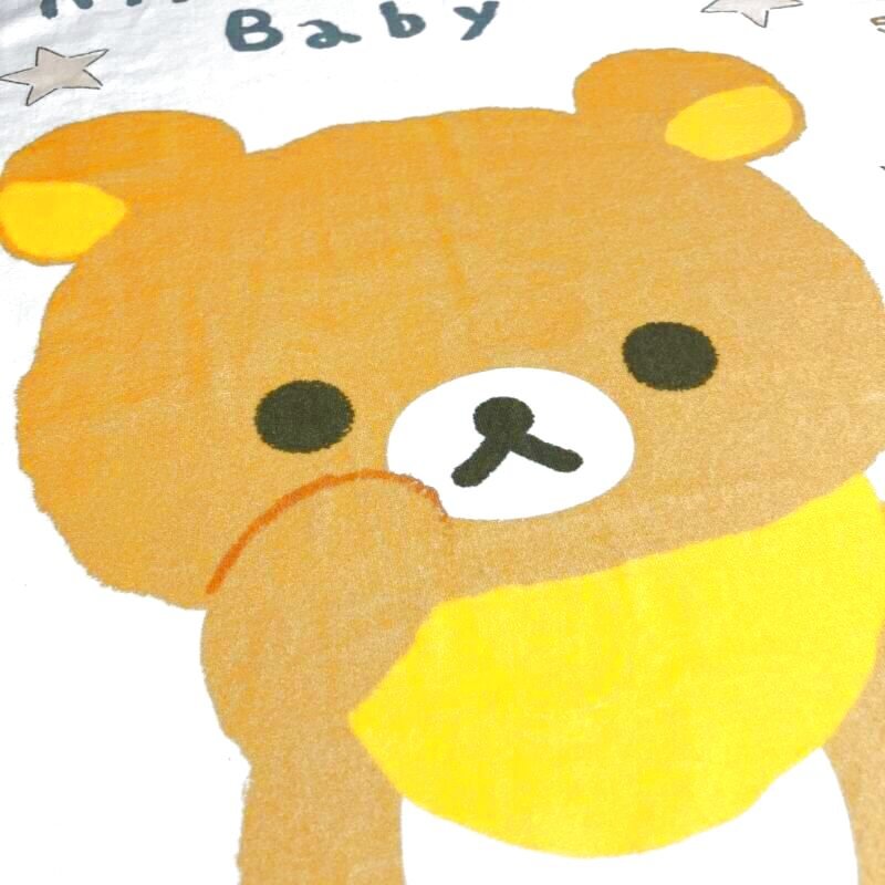リラックマベビー｜名入れバースタオル｜Mサイズ｜今治製｜せいくらべ
