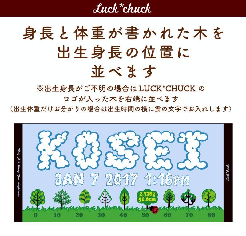 今治製名前入りスポーツタオル　ラックチャック GARDEN ブルー 説明