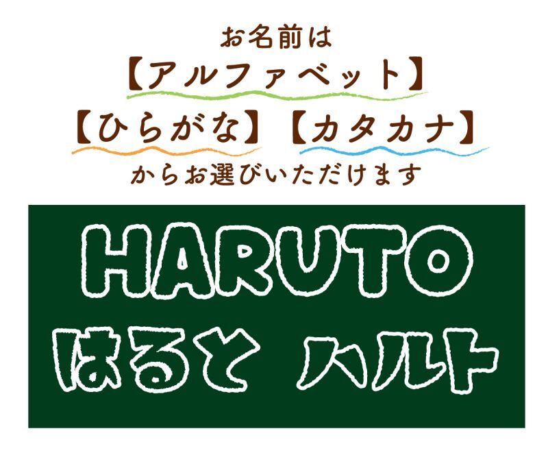 お名前表記について 【説明画像 B2】