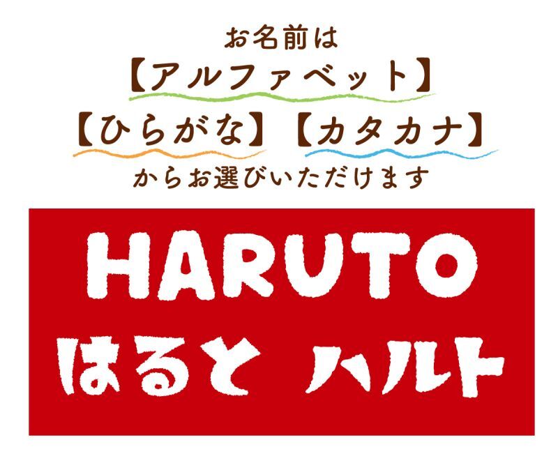 お名前表記について 【説明画像 B2】